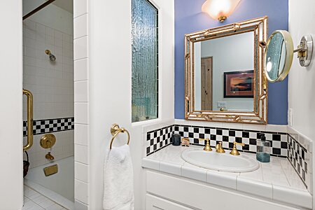 Guest suite #2 MacKenzie-Childs style bathroom