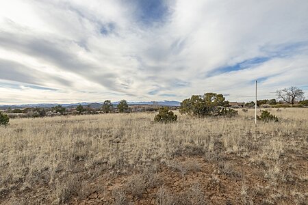 Standing on the Homesite, looking North - Center Pole on the Right