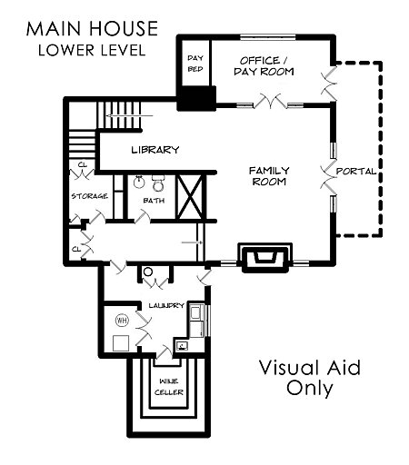 Floor Plan - Main House - Lower Level