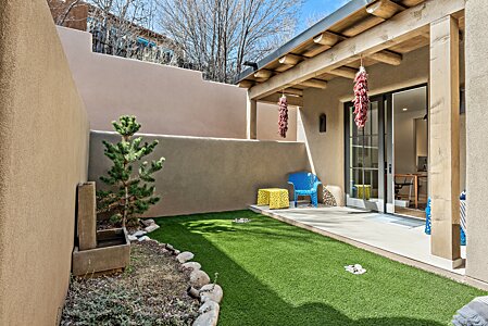 Patio space for backyard