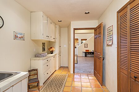 Laundry Room and Hallway to Guest Wing