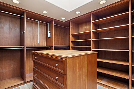 Walk-in Closet and Separate Cedar-lined Closet in Primary Suite