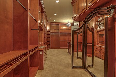 Owner's Luxury Walk-in Closet