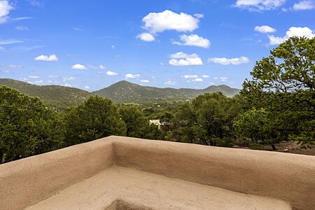 Vista of the Sangre De Cristo Mountains (from rooftop patio)