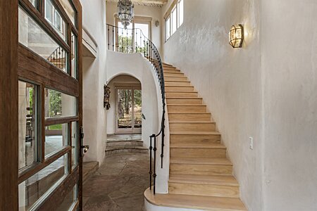 Entry Hall & Stairs to Master Suite