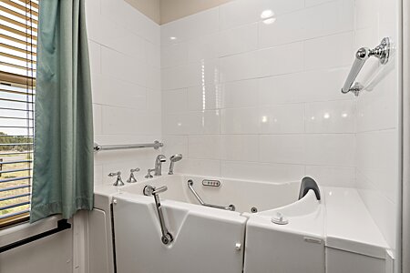 Walk-in jetted tub