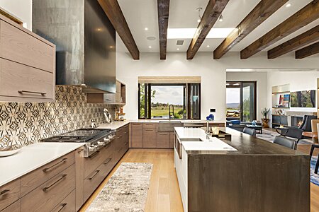 Gourmet Kitchen with Lake View