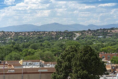 What could you do to develop this roof? Views of the Sangre de Cristo mountain range