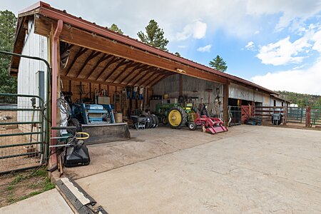 open storage barn