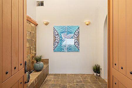 Step Into Entry Way, Decorative Slate Features