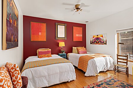 Large Second Bedroom, Bright Morning Sun, Wood Floors