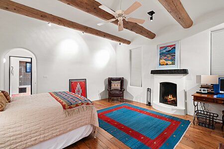 Guest Suite with Kiva Fireplace