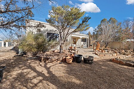 Backyard view with drought High Desert Landscapting