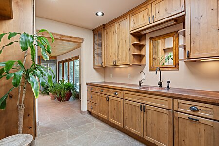 Wood Cabinetry In Kitchen Extension