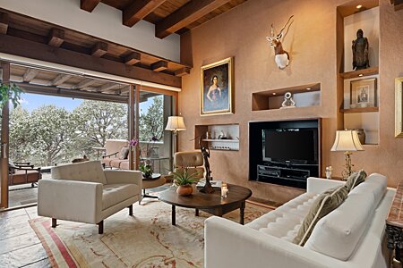 Elegant, comfortable, welcoming living room
