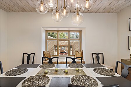 Dining Room With View To Front Courtyard