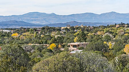 Expansive Views of the Jemez, Ortiz, Sun and Moon Mountains
