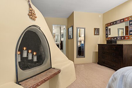 Primary Suite w/ Kiva Fireplace