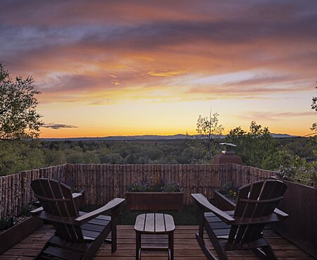 Enjoy a morning latte, and toast spectacular sunsets while grilling.