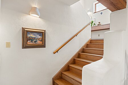 Adobe style up the stairs…