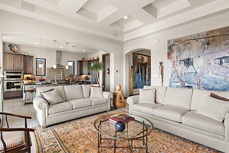 Open concept design complements a relaxed Santa Fe lifestyle