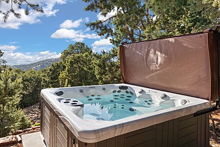 The Hot Tub can easily fit 5 or 6 Friends
