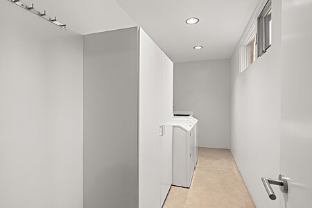 Laundry Room w/  Washer / Dryer, plus large sink 