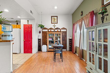 Dining area across from Kitchen 