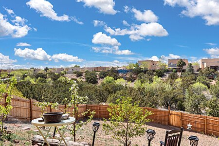 Great fenced backyard