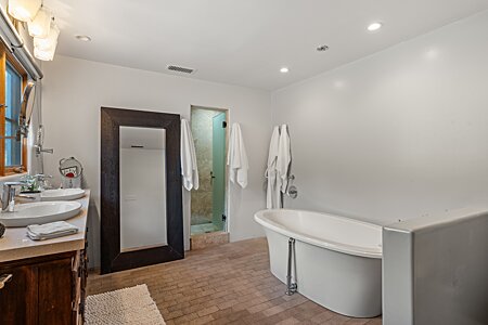 Primary bathroom with steam shower
