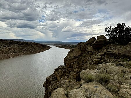Another view of Abiquiu Lake from the property's waterfront