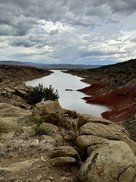 One view of Abiquiu Lake from the property