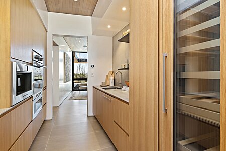 Butler's Pantry with Wine Refrigerator