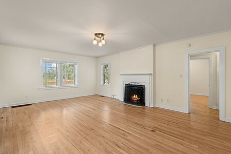 Living Room with Fireplace