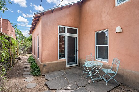 Private courtyard off of the studio