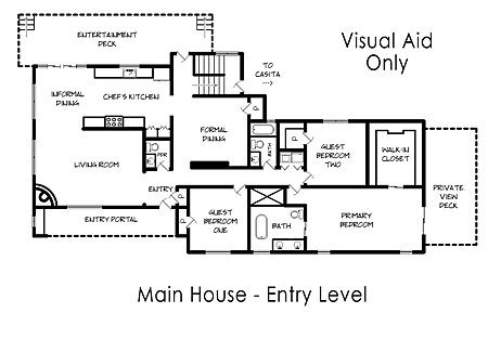 Floor Plan - Main House (Entry Level)