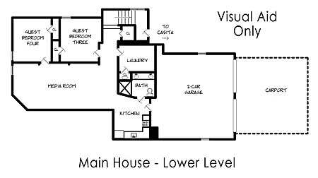 Floor Plan - Main House (Lower Level)