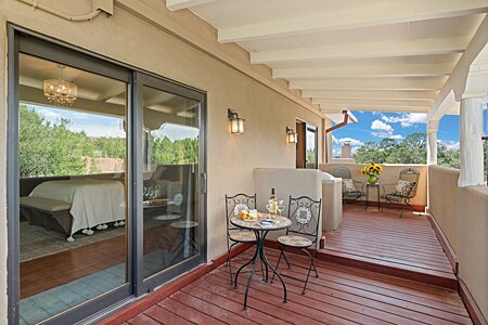 Private Deck Off Primary Bedroom and Office