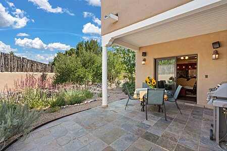 Outdoor Eating Area and Courtyard Off Kitchen