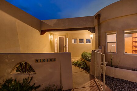 Front Patio at Dusk