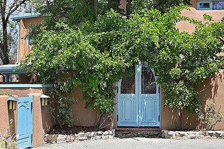 Front french doors to patio