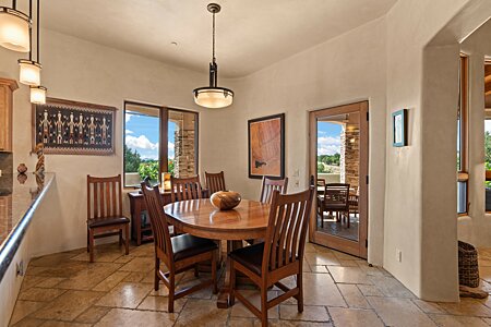 Dining Area - Door to Back Portal