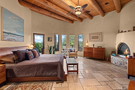 Primary Bedroom Suite with Fireplace