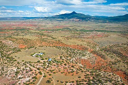 Aerial View of Main House and Surrounding Land