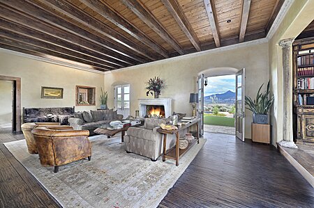 Living Room & Views to Backyard