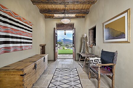 Foyer Looking to Cerro Pedernal & Pool