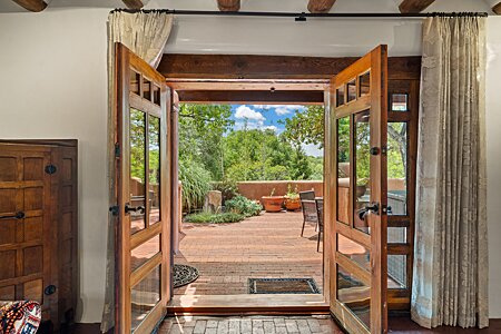 Patio access from Living Room