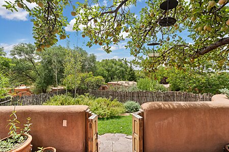 Gate from Patio to Lower Gardens