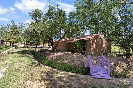 Acequia - casita main entrance