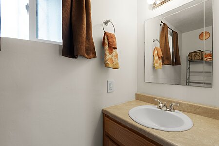 Guest bathroom in Sunroom